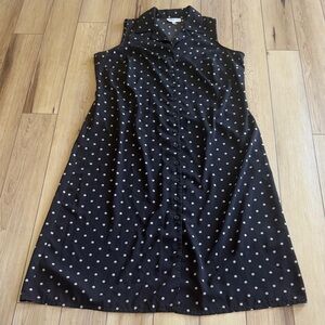 Studio I Brown & Beige Polka Dot Midi Dress - Pretty Woman Vibes!